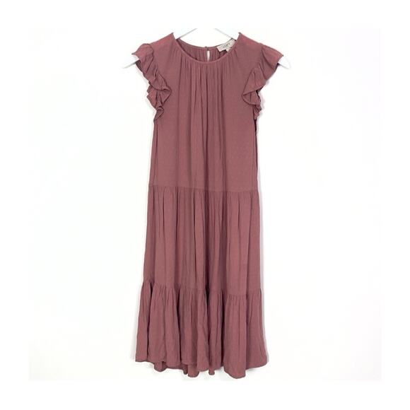 Loft Tiered Ruffle Dress - Picture 1 of 11